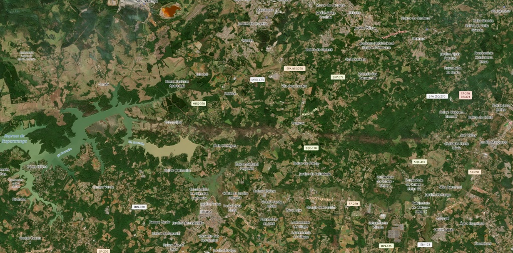 Visão de satélite e mapeamento
